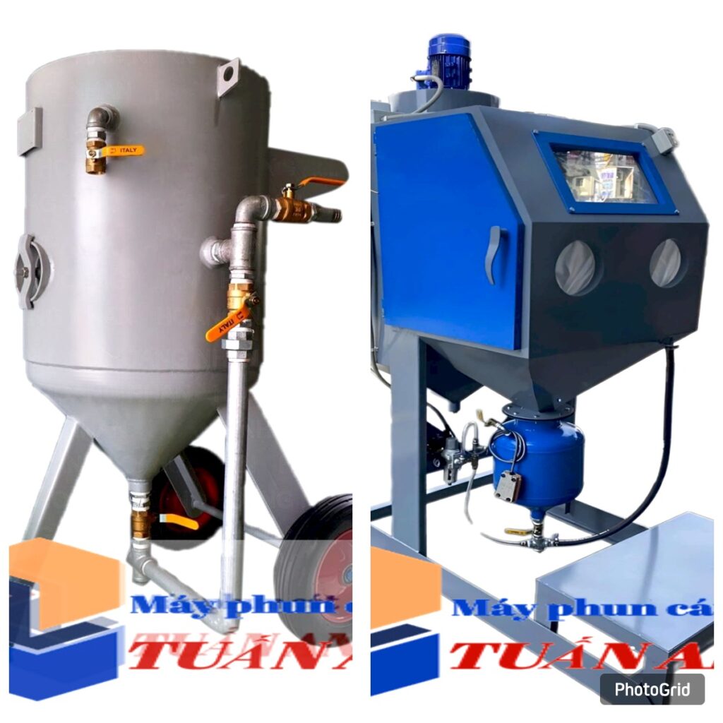 Máy phun cát làm sạch