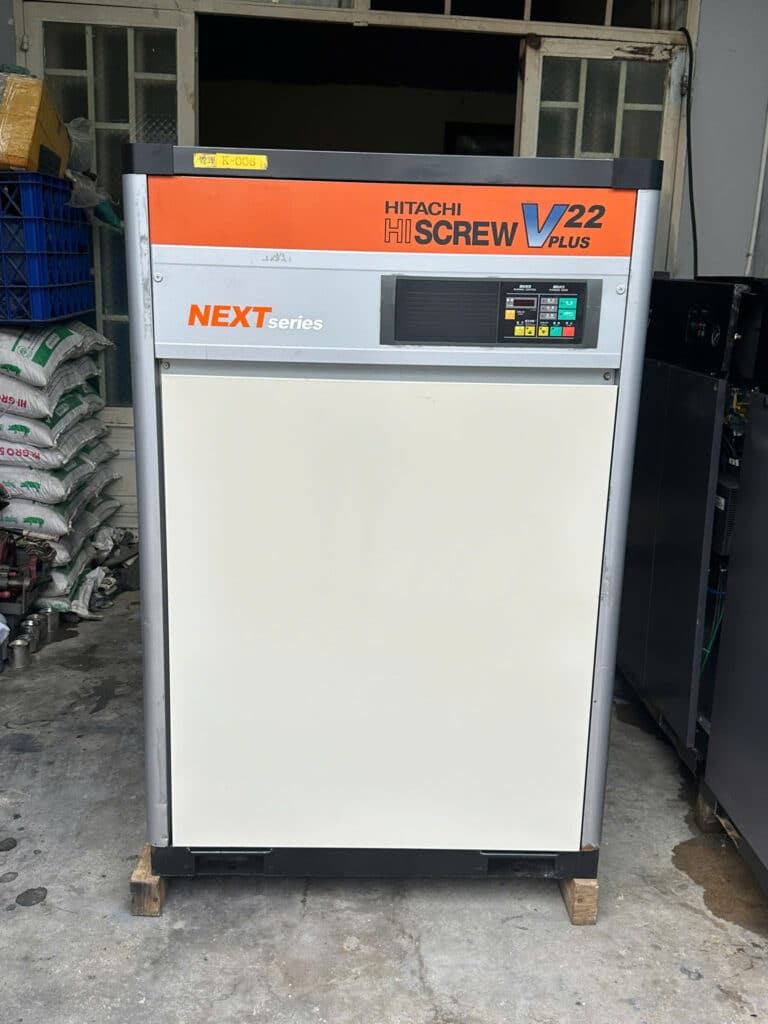 Máy Nén Khí Nhật Bãi Hitachi HiScrew V22